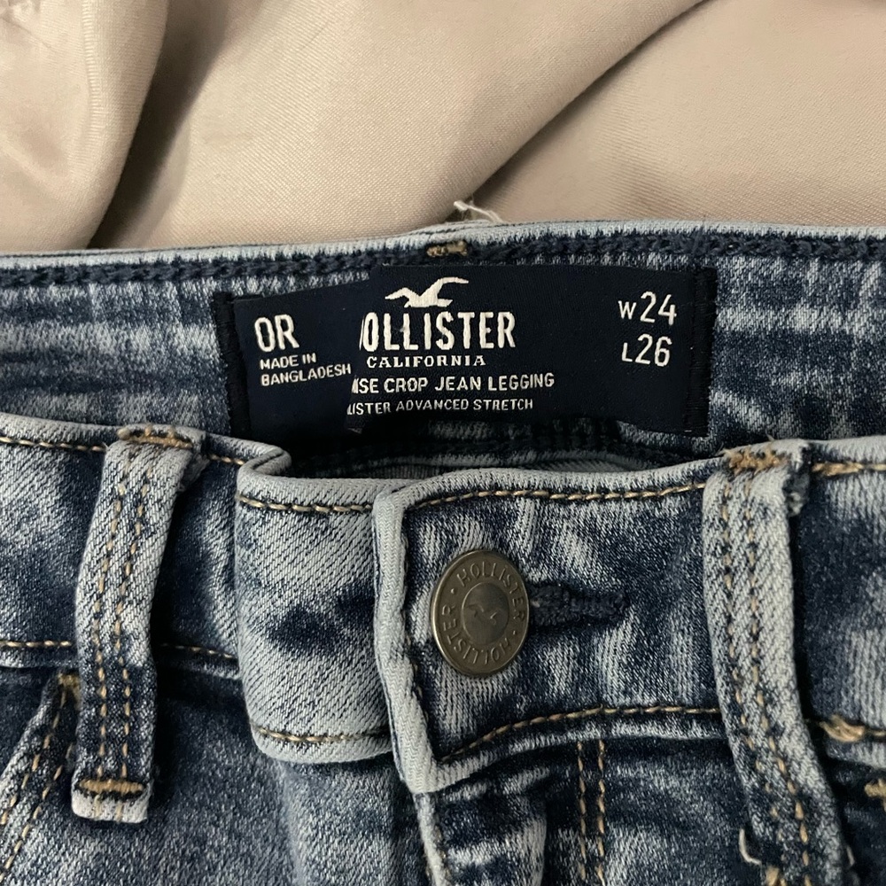 Hollister Light Blue Denim Jean Leggings